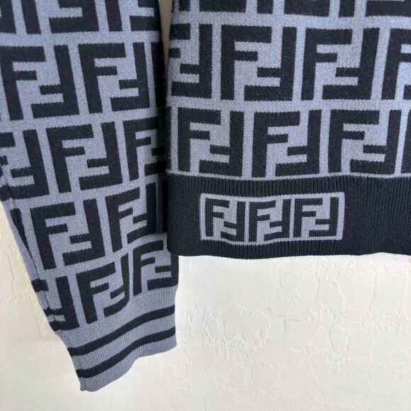 Fendi Logo Pattern Knit Sweater - Picture 6 of 7